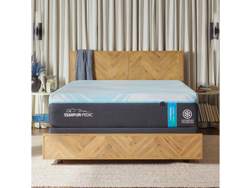 TempurPedic Luxe Breeze (10-Degrees Cooler) Soft & Medium Hybrid Options TEMPUR-PEDIC