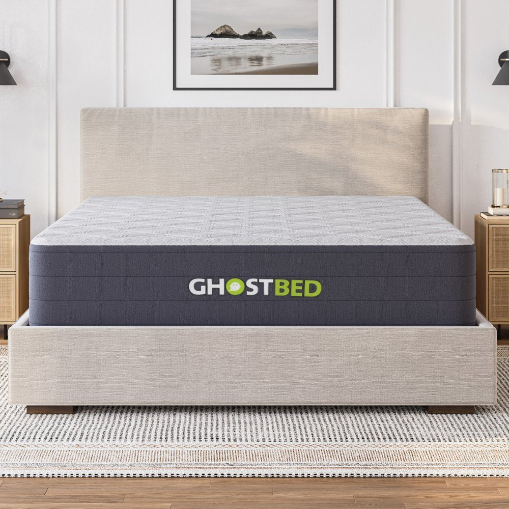 GhostBed 12” Pocketed Innerspring & Cooling Gel Memory Foam Mattress GhostBed