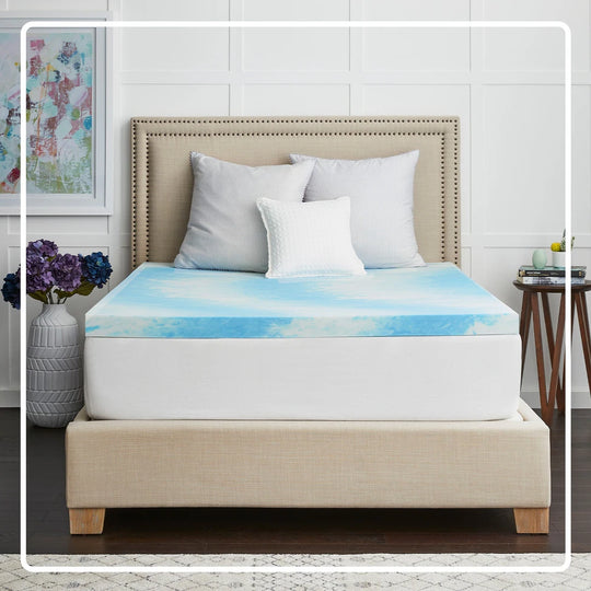 Sealy Chill Gel Memory Foam Mattress Topper w/ Cover (2 & 3-inch Height Options) Mattress Brands