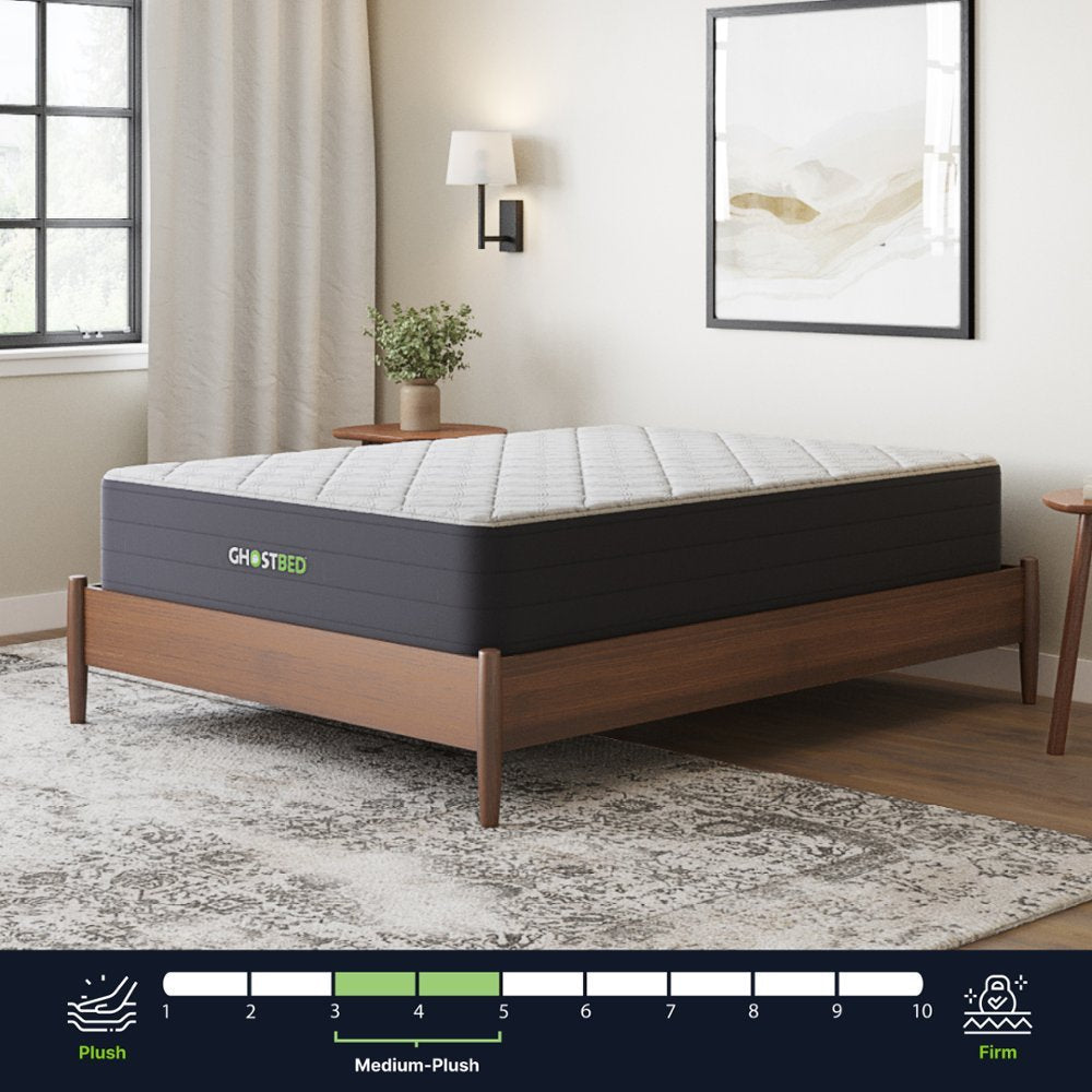 GhostBed 12” Pocketed Innerspring & Cooling Gel Memory Foam Mattress GhostBed