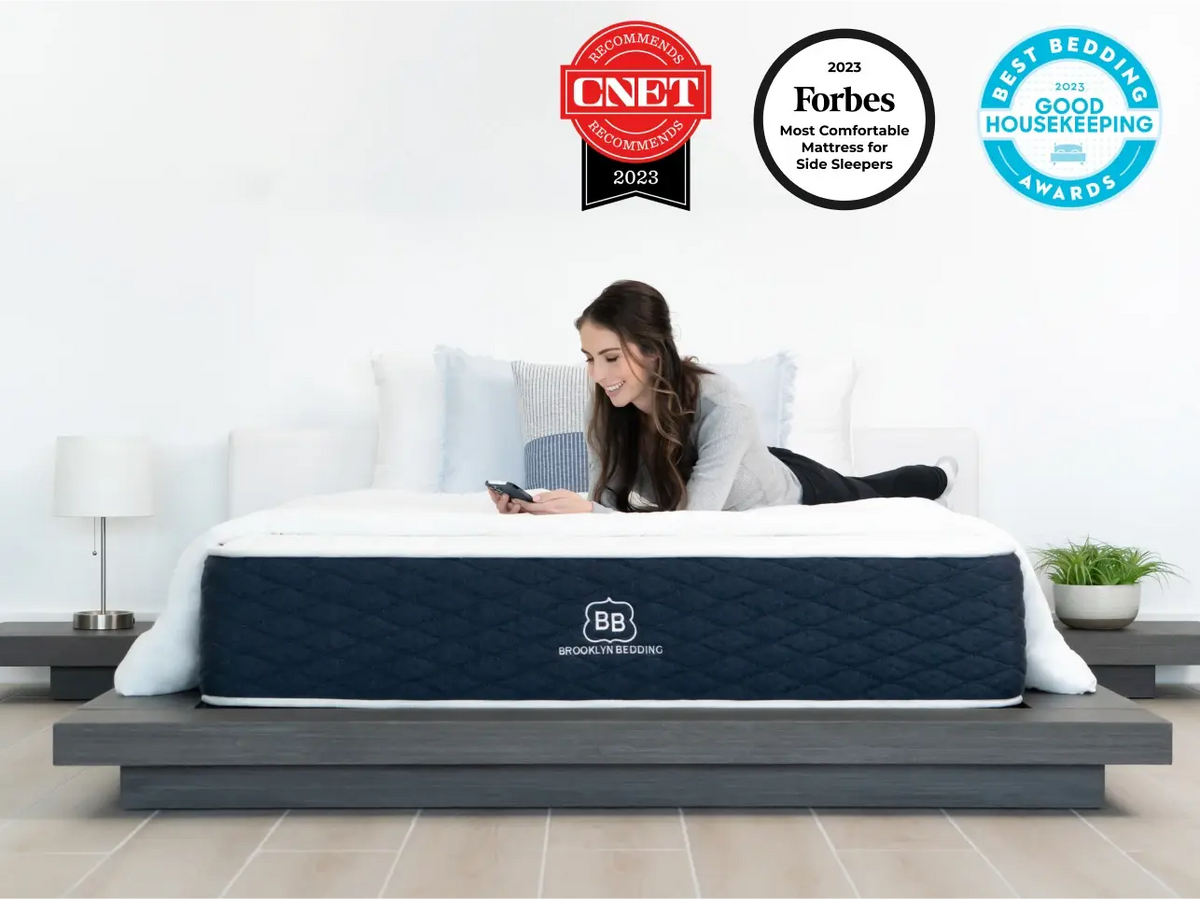 Brooklyn Bedding Signature Hybrid King RV Mattress w Cloud Pillow Mattress Brands